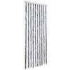 vidaXL Moustiquaire Gris et blanc 90x220 cm Chenille