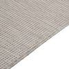 vidaXL Tapis &agrave; tissage plat d'ext&eacute;rieur 80x150 cm gris clair