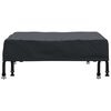 vidaXL Housse de Table Uni Noir 72 x 72 x 15 cm tissu