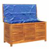 vidaXL Boîte de rangement de jardin persiennes 113x50x56cm bois acacia