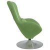 vidaXL Fauteuil &oelig;uf Vert clair Velours