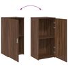 vidaXL Armoire de rangement chêne brun 50x45x103,5cm bois d'ingénierie