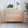 vidaXL Portes d'armoire &agrave; persiennes 4 pcs 39,5x59,4 cm pin massif