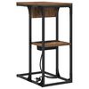 vidaXL Cabinet de chevet Ch&ecirc;ne fum&eacute; 41,5 x 26 x 60,5 cm