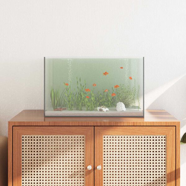 vidaXL Aquarium avec stockage Transparent 50 x 30 x 30 cm Verre