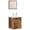 vidaXL Ensemble de meubles salle de bain 2 pcs bois d'ing&eacute;nierie