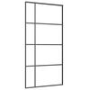 vidaXL Porte coulissante kit de quincaillerie noir 102,5x205 cm