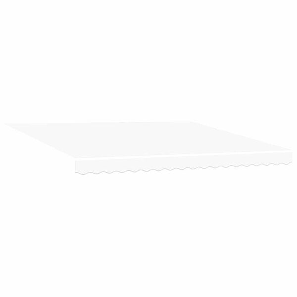 vidaXL Auvent R&eacute;tractable Blanc 400 &times; 300 cm Polyester et Acier
