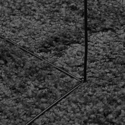 vidaXL Tapis shaggy PAMPLONA poils longs moderne anthracite 100x200 cm