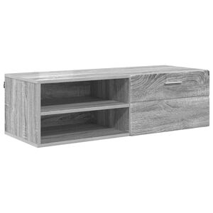 vidaXL Cabinet en Bois avec tiroir Gris Sonoma 100,5 x 39 x 30 cm