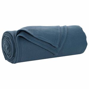 vidaXL plaid Bleu marine 270 x 240 cm 0.91 kg Polaire