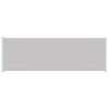 vidaXL Auvent lat&eacute;ral r&eacute;tractable de patio 200x600 cm Gris