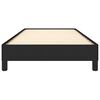 vidaXL Cadre de lit sans matelas noir 100x200 cm tissu