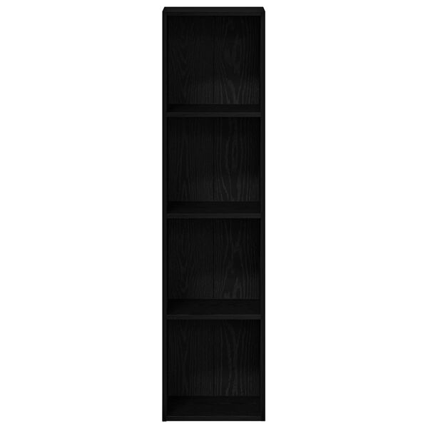 vidaXL | Biblioth&egrave;que | Ch&ecirc;ne noir 36 x 30 x 143 cm Bois d'ing&eacute;nierie