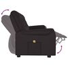 vidaXL Fauteuil de massage inclinable 4 places noir similicuir