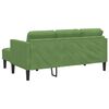 vidaXL Ensemble de Canapés 2 pcs Vert clair 173 x 131 x 67 cm Velours