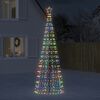 vidaXL Sapin de Noël à LED avec pointes 570 LED colorées 300 cm