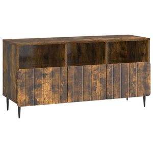 vidaXL Meuble TV Ch&ecirc;ne fum&eacute; 102 x 34,5 x 50 cm Bois d'ing&eacute;nierie