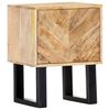 vidaXL Table de chevet 40x30x50 cm Bois de manguier massif