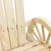 vidaXL Chaises &agrave; bascule Adirondack lot de 2 bois de sapin massif