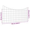 vidaXL Ensemble de clôture de jardin 5 pcs Vert 100 x 50 cm Acier