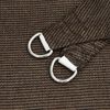 vidaXL Voile d'ombrage 160 g/m² Marron 5x6 m PEHD