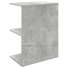 vidaXL Tables de chevet 2 pcs gris b&eacute;ton 46,5x29x61 cm bois ing&eacute;nierie