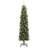 vidaXL Sapin de No&euml;l artificiel Vert 180 cm PVC et acier et plastique