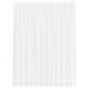 vidaXL Rideau en Dentelle Floral Blanc 200 x 300 cm Polyester