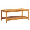 vidaXL Table d'appoint Huile Naturelle 110 x 55 x 45 cm