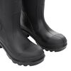vidaXL Bottes de pluie avec chaussettes amovibles noir taille 39 PVC