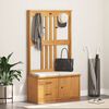vidaXL Portemanteau SANDNES 87x40x159,5 cm bois massif pin