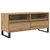 vidaXL Meuble TV 100 x 34,5 x 44,5 cm Ch&ecirc;ne artisanal