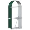 vidaXL Porte-b&ucirc;ches vert 80x45x190 cm acier galvanis&eacute;