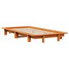 vidaXL Cadre de lit sans matelas cire marron 100x200cm bois pin massif