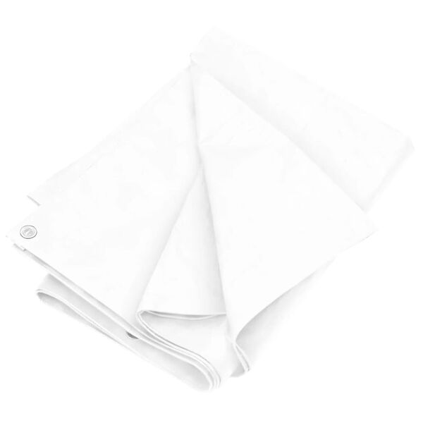 vidaXL B&acirc;che 180 g/m&sup2; 4x6 m Blanc PEHD