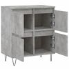 vidaXL Buffet Gris b&eacute;ton 60x35x70 cm Bois d'ing&eacute;nierie