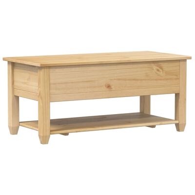 vidaXL Table basse avec tiroirs Corona 100x48x45 cm bois de pin massif