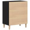 vidaXL Buffet Ch&ecirc;ne noir 57 x 35 x 70 cm Bois d'ing&eacute;nierie