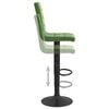 vidaXL Tabourets de bar lot de 2 vert fonc&eacute; velours