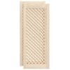 vidaXL Portes d'armoires en treillis 2 pcs 39,5x99 cm pin massif
