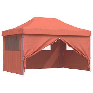 vidaXL Tente de f&ecirc;te 292 x 440 x 315 cm Terre cuite Tissu Oxford