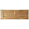 vidaXL Dessus de table bord vivant 140x40x2,5 cm bois de manguier brut