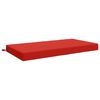 vidaXL Coussin d&rsquo;assise SOEST 100 % polyester Rouge 120 x 60 x 10 cm