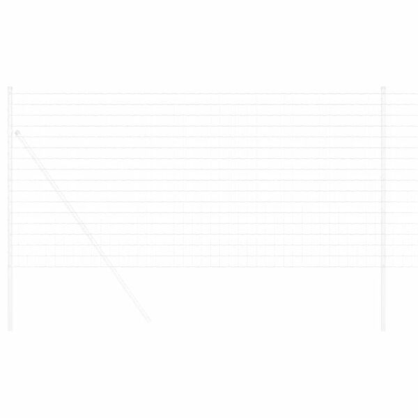 vidaXL Cl&ocirc;ture Euro 1 x 25 m Fer rev&ecirc;tu de PVC