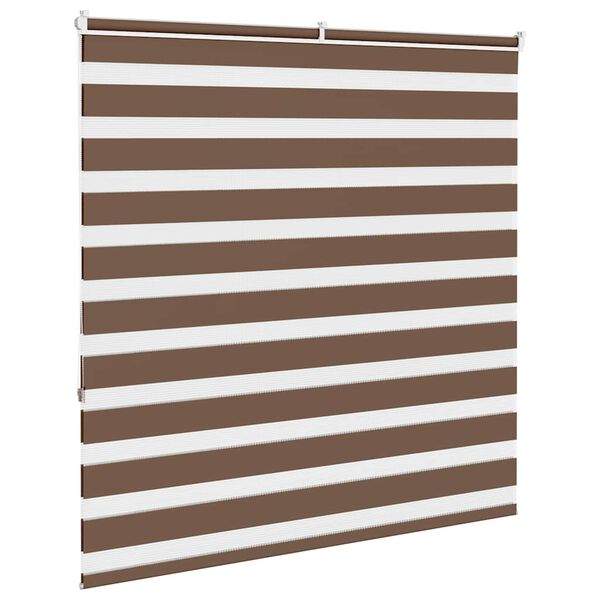 vidaXL Store z&egrave;bre marron 150x150cm largeur du tissu 145,9cm polyester