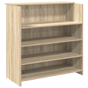 vidaXL Bureau de r&eacute;ception Ch&ecirc;ne Sonoma 100x50x103,5 cm Bois d'ing&eacute;nierie