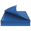 vidaXL B&acirc;che avec &oelig;illets Bleu 6 x 6 m 180 gsm PE