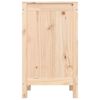 vidaXL Boîte à linge 44x44x76 cm Bois massif de pin