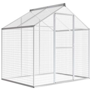 vidaXL Voli&egrave;re d'ext&eacute;rieur Aluminium 178 x 122 x 194 cm